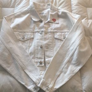 Shop Redone and Solid and Striped Jean Jacket